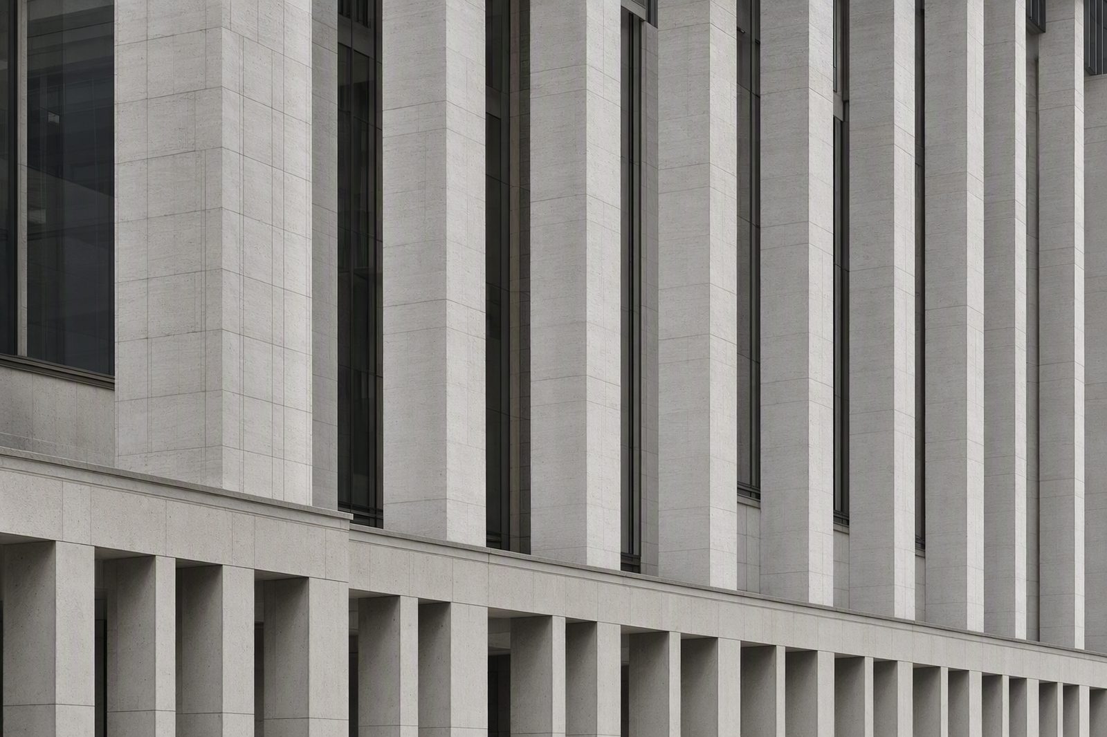 現代金融區建築立面